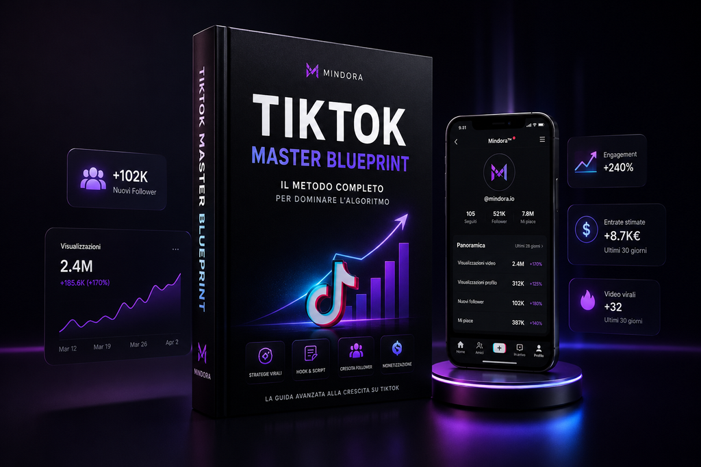 TikTok Master Blueprint: Il Metodo Completo per Dominare l'Algoritmo