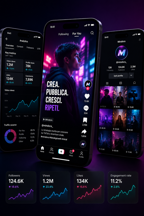 TikTok Master Blueprint: Il Metodo Completo per Dominare l'Algoritmo